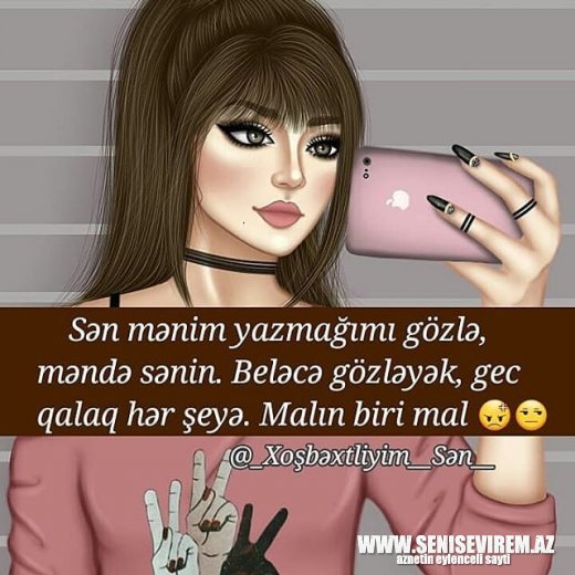 Xosbextliyim Sen Instagram Yazili Sekiller Yukle